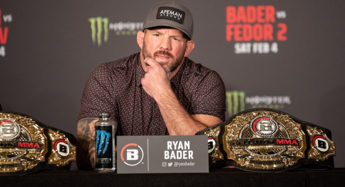 Ryan Bader contesta valor divulgado do seu salário no Bellator 290: “Ganhei mais”