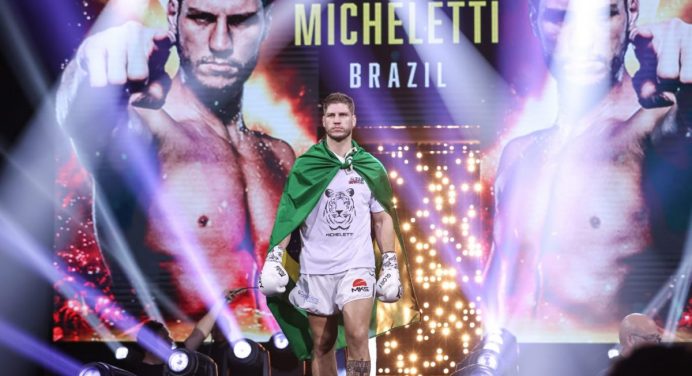 Em busca de redenção, Felipe Micheletti enfrenta rival francês no Glory 84