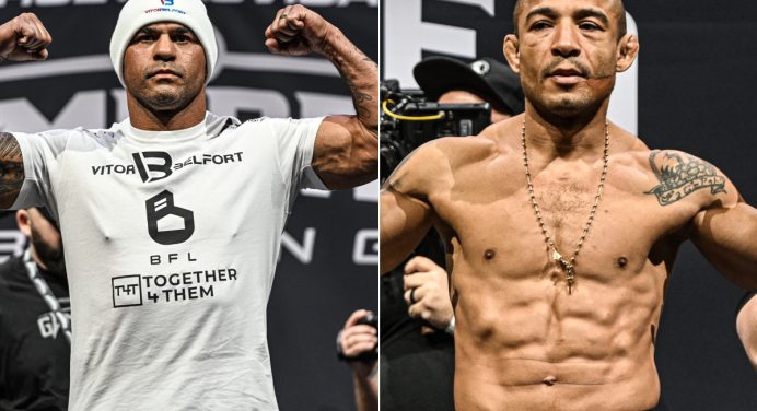 José Aldo e Vitor Belfort embolsam mais de R$ 2 milhões cada em evento de boxe