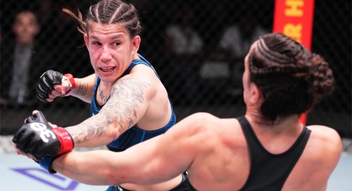 Imagem forte! Dana compartilha corte sofrido por Karol Rosa no UFC Vegas 71; veja