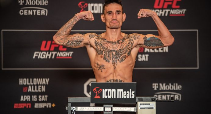 Saiba como assistir o UFC Kansas City, show liderado por Holloway vs Allen