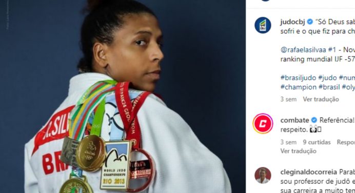 Campeã olímpica no judô, Rafaela Silva descarta ida para o MMA: “Não é para mim”