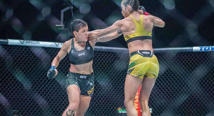Denise Gomes nocauteia Bruna Brasil em duelo de promessas e se recupera no UFC