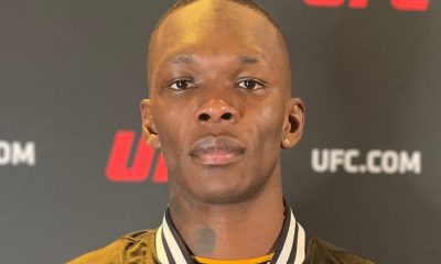 Israel Adesanya aparece em mais um media day do UFC antes de lutar.