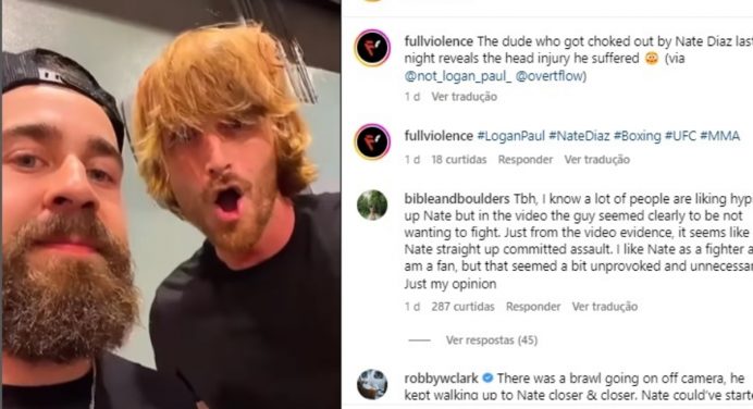 Suposta vítima promete se vingar de Nate Diaz após briga de rua: “Vou nocauteá-lo”