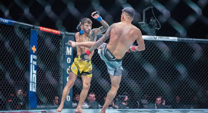 Matheus Nicolau é nocauteado de forma brutal por Brandon Royval no 1ª round