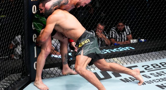 Rodolfo Vieira supera sufoco inicial e vence por finalização no UFC Vegas 72