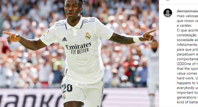 Mundo do MMA presta solidariedade a Vinicius Jr após caso de racismo na Espanha