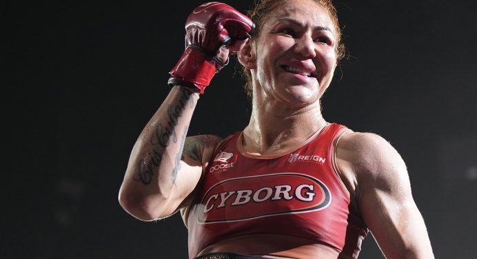 Cris Cyborg exibe físico em dia e brinca com ‘secret juice’ de Borrachinha