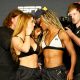 Mackenzie Dern e Angela Hill fazem encarada logo após a pesagem oficial do UFC Vegas 73