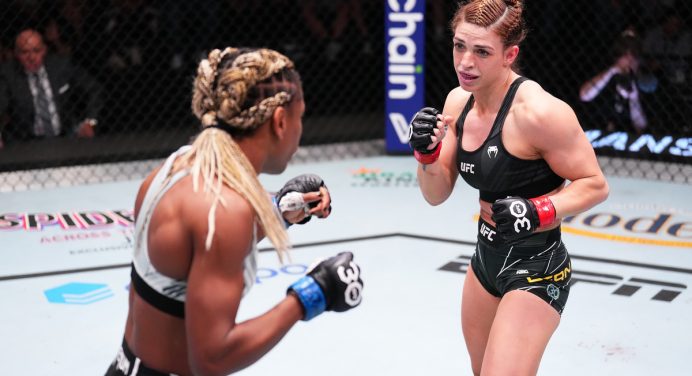 Mackenzie Dern vence ‘guerra’ na luta principal do UFC Vegas 73 e quebra escrita