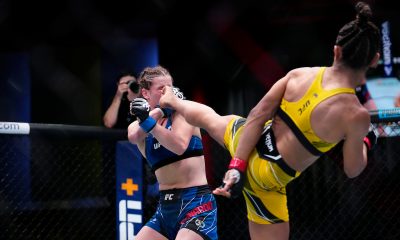 Natália Silva em ação no UFC Vegas 73