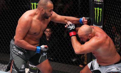 Zé Colmeia desfere soco em Ilir Latifi no UFC Vegas 73