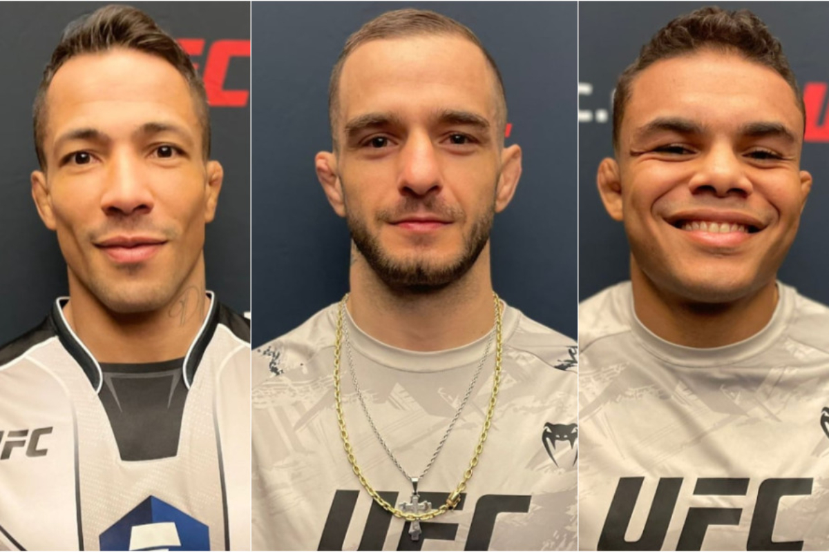 Joaquim Silva, Lucas Almeida e Nikolas Motta são três dos representantes do Brasil no UFC Vegas 75