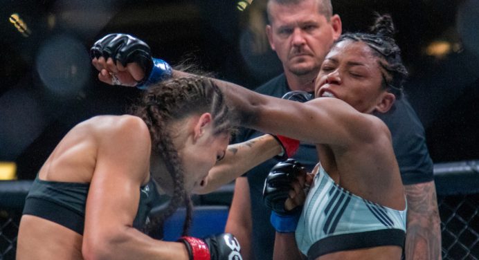 ‘Penetra da festa da Anitta’, Maria Oliveira é cortada do UFC após derrota