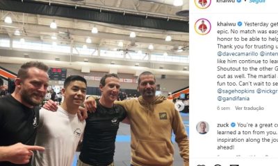 Khai Wu é parceiro de treino de Mark Zuckerberg