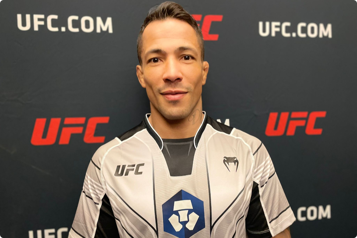 Netto BJJ conversa com a imprensa durante o media day do UFC Vegas 75