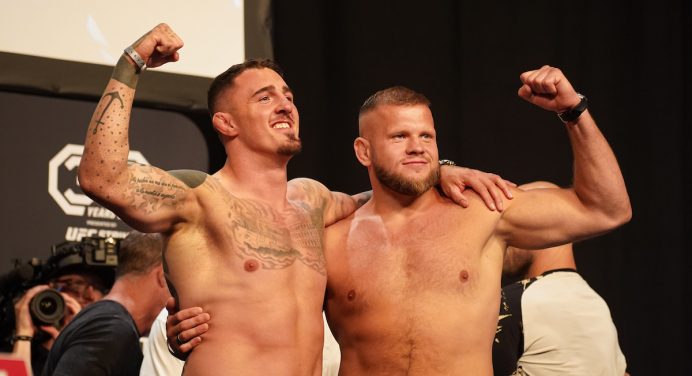 Saiba como assistir o UFC Londres, show liderado por Aspinall vs Tybura