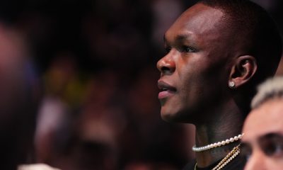 Adesanya compareceu na T-Mobile Arena para acompanhar o UFC 290