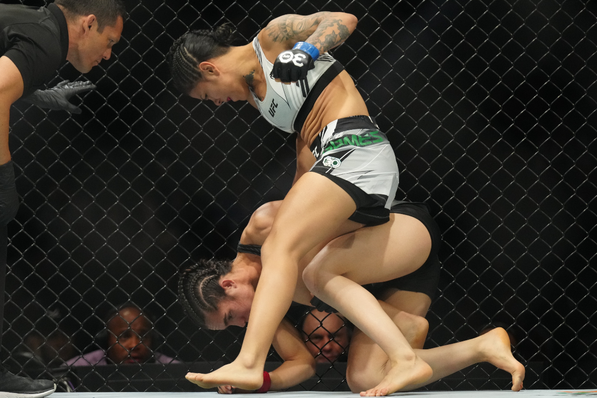 Denise Gomes em ação no UFC 290