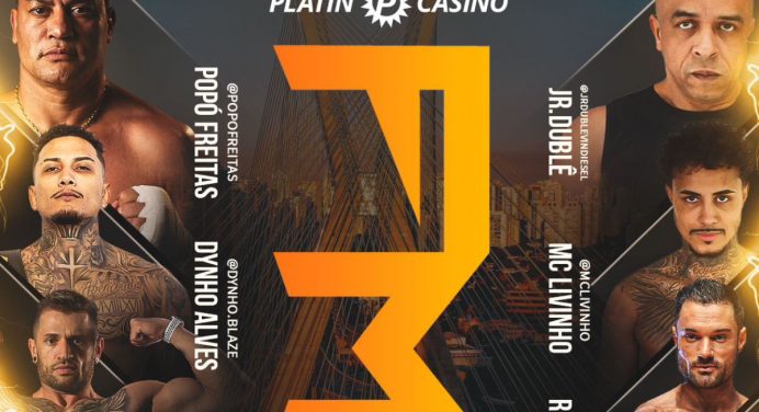 Popó e Junior Dublê participam de treino aberto antes de luta de boxe no FMS 3