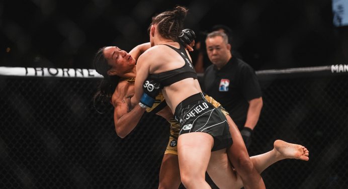 Taila Santos sofre derrota de virada para Erin Blanchfield no UFC Singapura