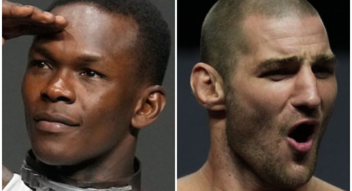 Abaixo do limite, Adesanya e Strickland cravam o mesmo peso na balança para o UFC 293