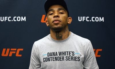 Carlos Prates fala com a imprensa após ser contratado pelo UFC via Contender Series