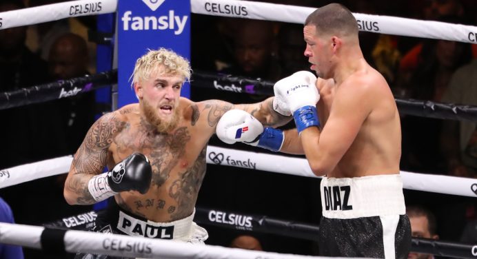 Oficial? Nate Diaz divulga pôster de suposta revanche com Jake Paul