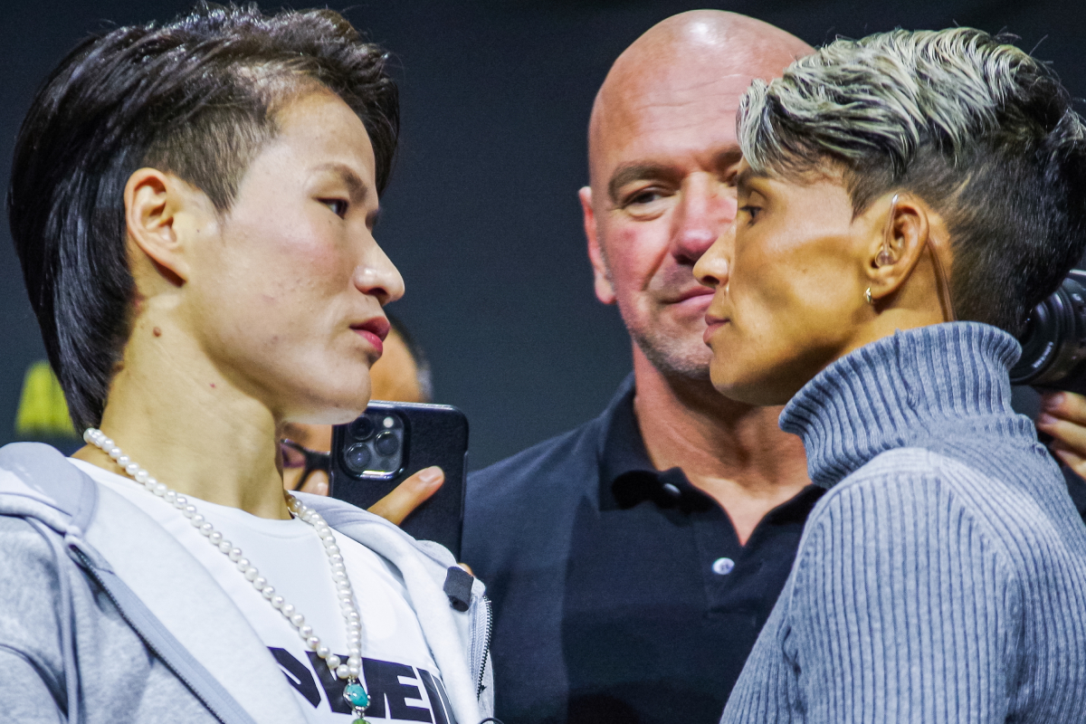 Zhang Weili e Amanda Lemos vão lutar pelo cinturão dos palhas do UFC