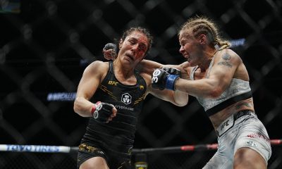 Alexa Grasso e Valentina Shevchenko trocam golpes no Noche UFC.