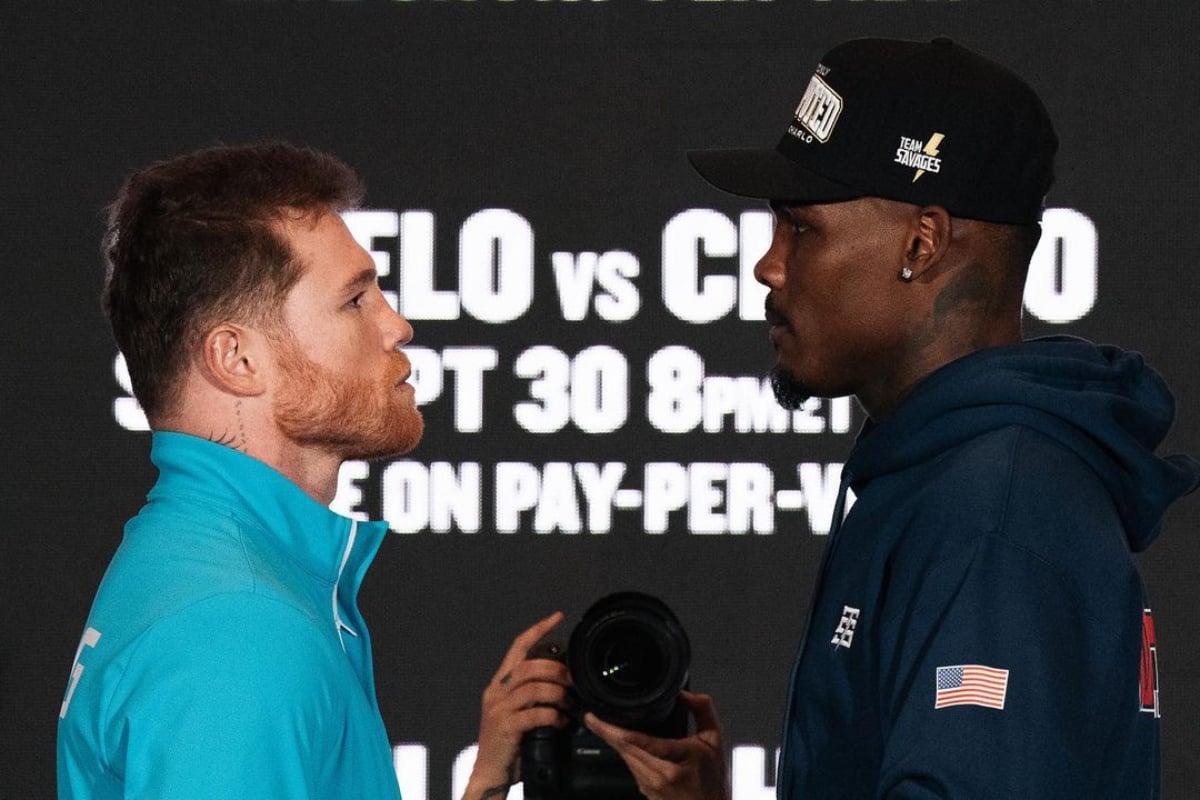 Encarada entre Canelo Alvarez e Jermell Charlo.