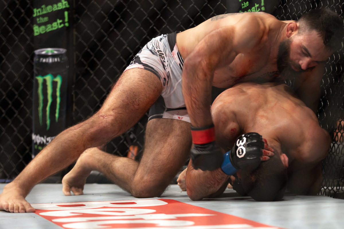 Thiago Moises foi nocauteado por St-Denis no UFC Paris