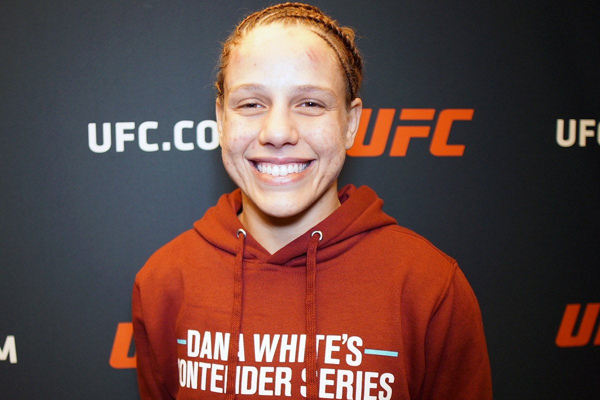 Julia Polastri concede entrevista para a Ag Fight após sua vitória no Contender Series