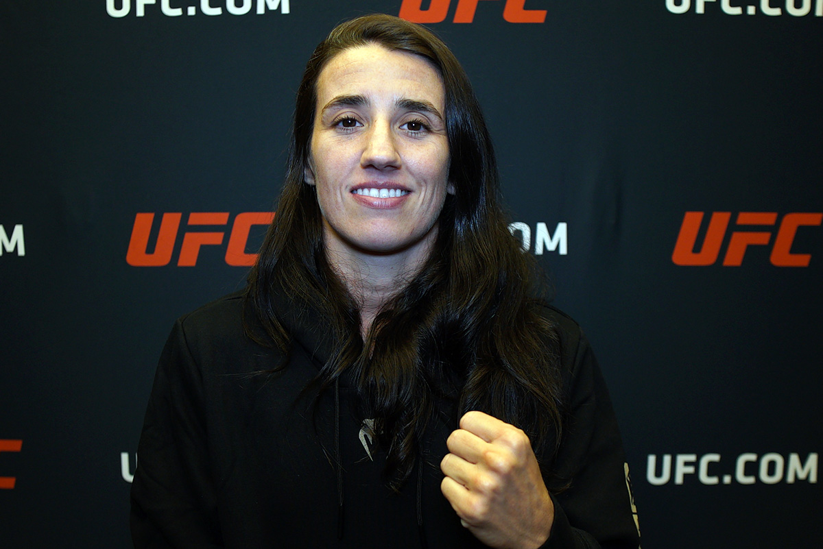 Marina Rodriguez conversa com a reportagem da Ag Fight no UFC Apex