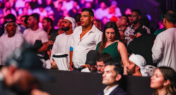 Confusão! Borrachinha se envolve em briga generalizada no UFC 294; veja