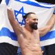 Michel Pereira carrega a bandeira de Israel no UFC Vegas 81