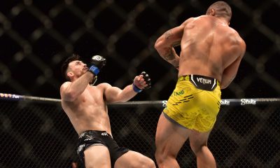 Vitor Petrino nocauteou Modestas Bukauskas no UFC São Paulo.
