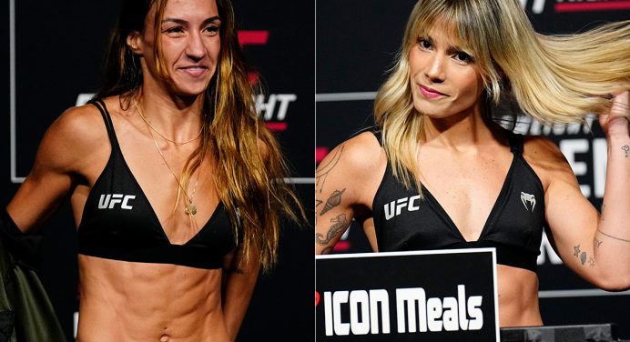 Amanda Ribas e Luana Pinheiro vencem a balança e confirmam duelo brasileiro no UFC Vegas