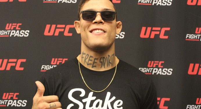 Caio Borralho destaca fator torcida para vencer rival no UFC São Paulo