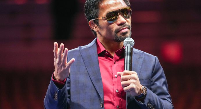 Manny Pacquiao enfrenta novo adversário em luta de boxe no Rizin em julho