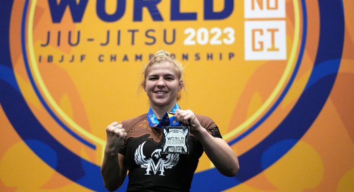 Lutadora do UFC conquista vice-campeonato mundial de jiu-jitsu em Las Vegas