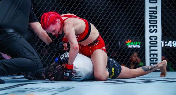 Canadá 2×0 Brasil! Polyana Viana repete Pedrita e perde para canadense no UFC 297