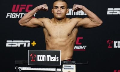 Nikolas Motta na pesagem do UFC Vegas 84.