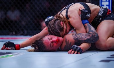 Priscila Pedrita foi derrotada por Jasmine Jasudavicius no UFC 297.