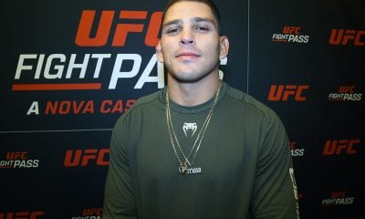 Brunno Hulk posa para fotos após conversar com a reportagem da Ag Fight no UFC Apex