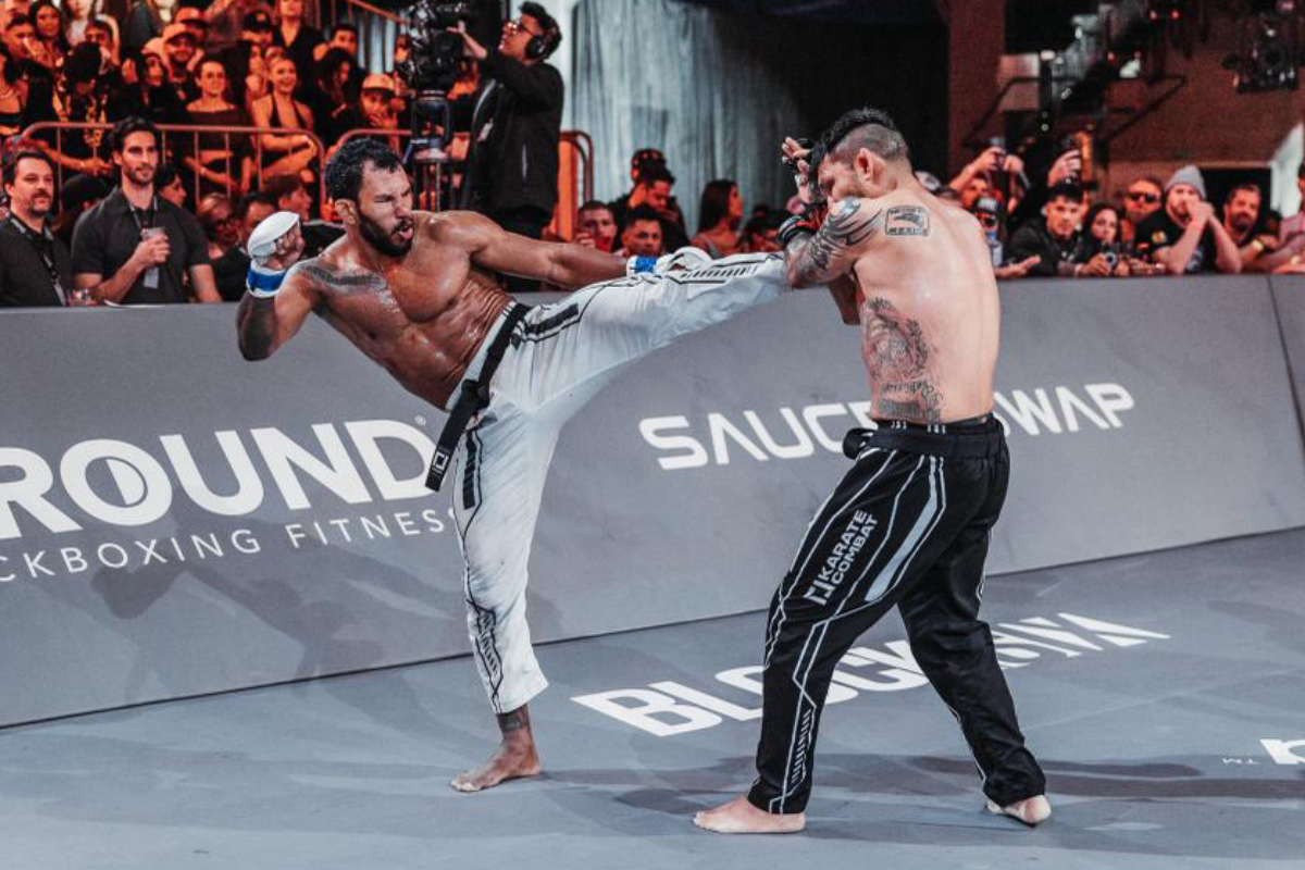 Ex-UFC, Rafael Alves estreou com o pé direito no Karate Combat.