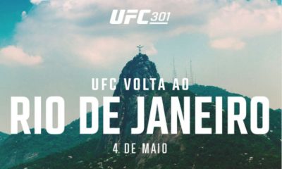 O UFC Rio acontece no dia 4 de maio de 2024.