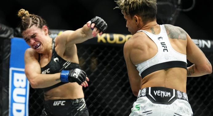 Dana White se mostra impressionado com garra de Mackenzie em derrota