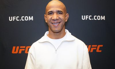 Gregory Rodrigues posa para fotos após conceder entrevista para a Ag Fight no UFC Apex